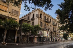 Street in Cairo on a Friday