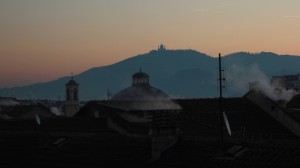 Dawn from the other side of the roof
