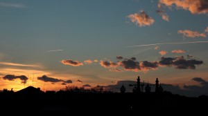 Sunset from the roof